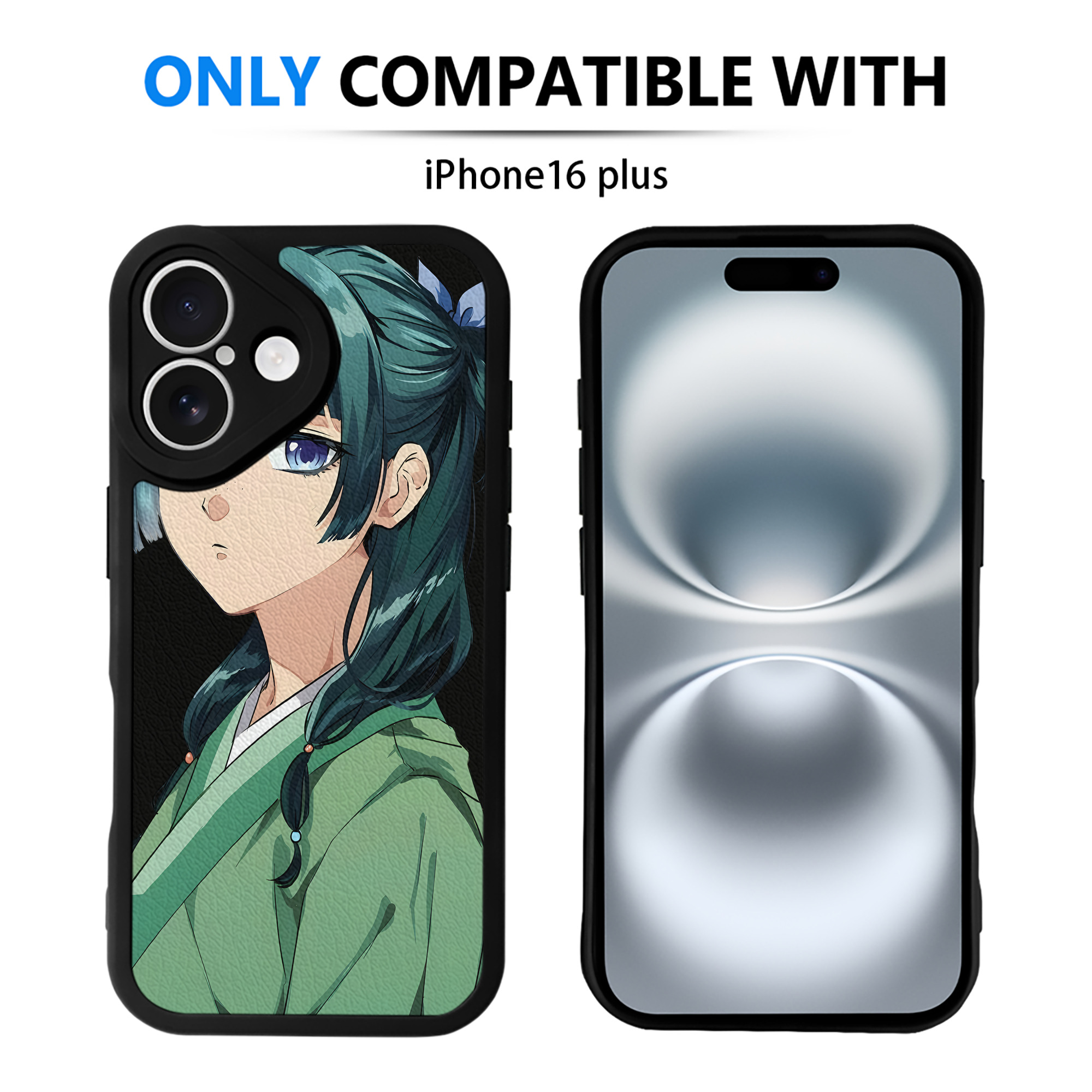 （画像用） 薬屋のひとりごと The Apothecary Diaries 【iPhone 16シリーズ対応】シリコンスマホケース（レザー調） 材質：シリコン